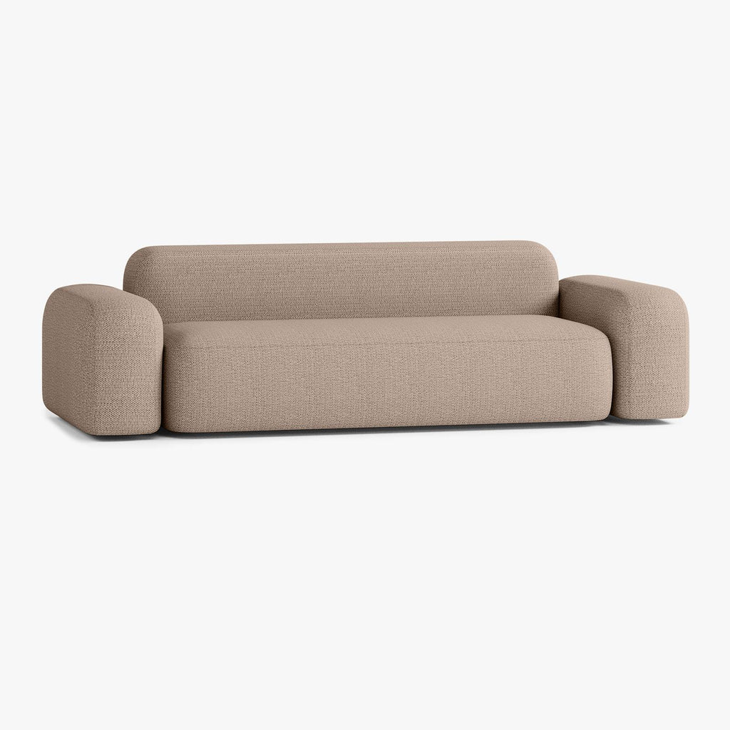 Divano Max, Outdoor, Composizione A3, 3 Posti, Rivestimento V3