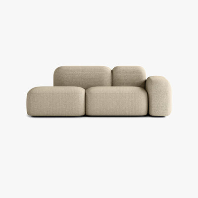 Max Sofa, Composition A19, 2 Seats, Right Armrest, Upholstery V1