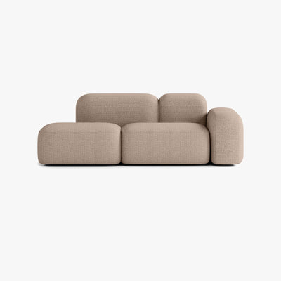Max Sofa, Composition A19, 2 Seats, Right Armrest, Upholstery V3