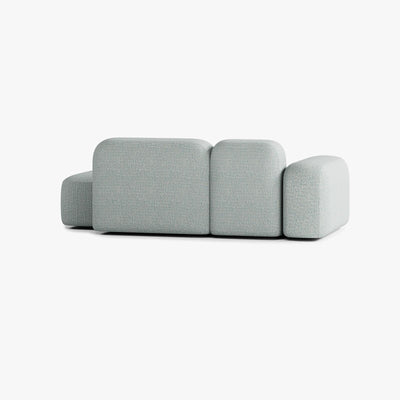 Max Sofa, Composition A19, 2 Seats, Left Armrest, Upholstery V4