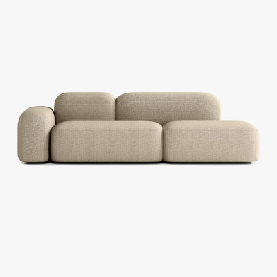 Max Sofa, Composition A19, 3 Seats, Left Armrest, Upholstery V1