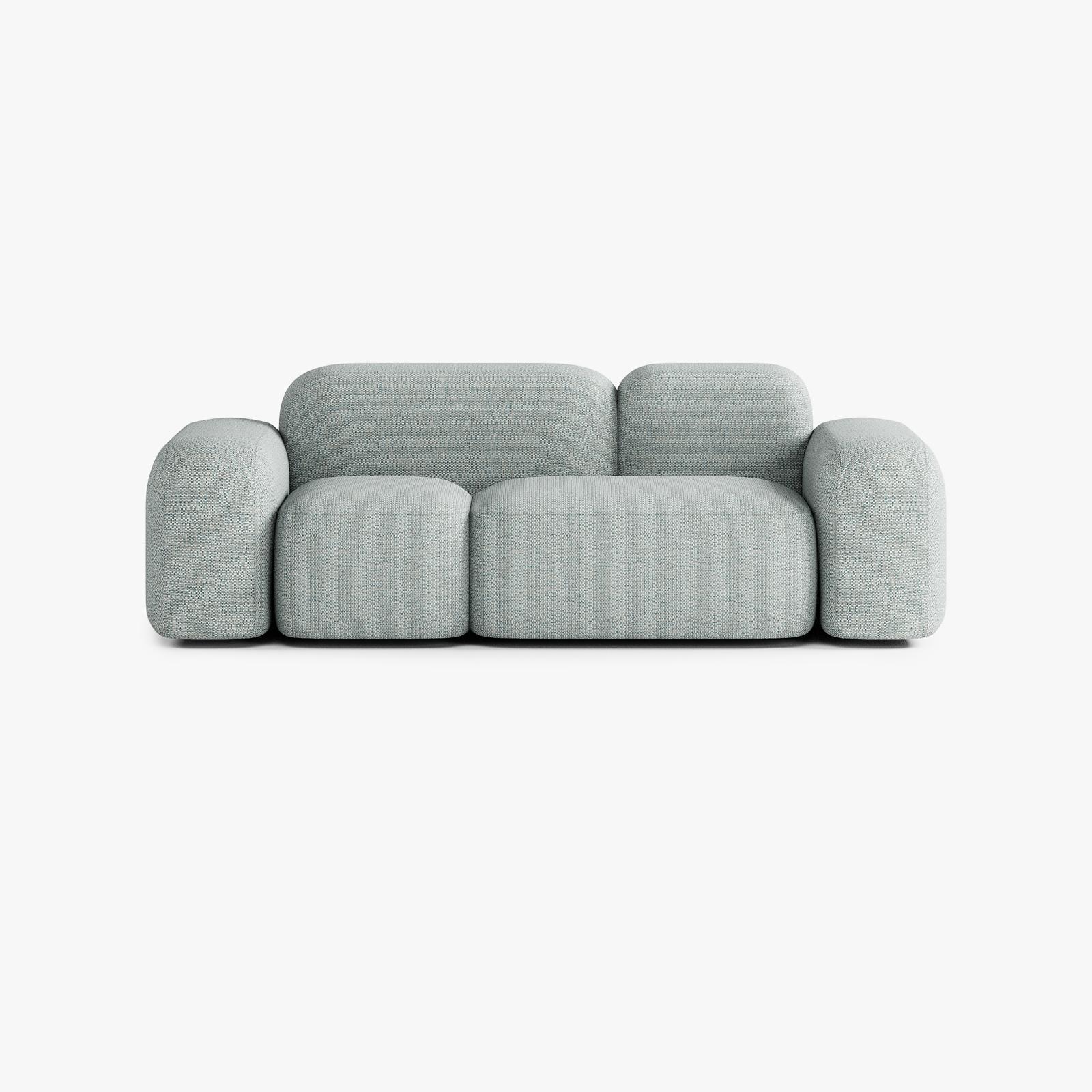 Max Sofa, Composition A11, 2 Seater, V4 Upholstery