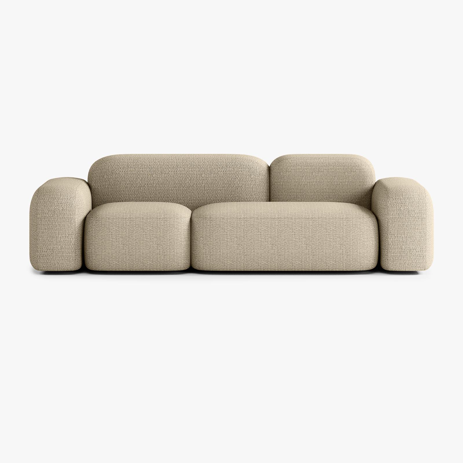 Max Sofa, Composition A11, 3 Seats, Upholstery V1