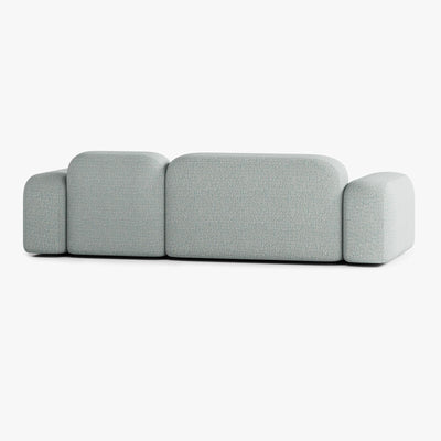Sofa Max, Zusammenstellung A11, 3-Sitzer, Bezug V4