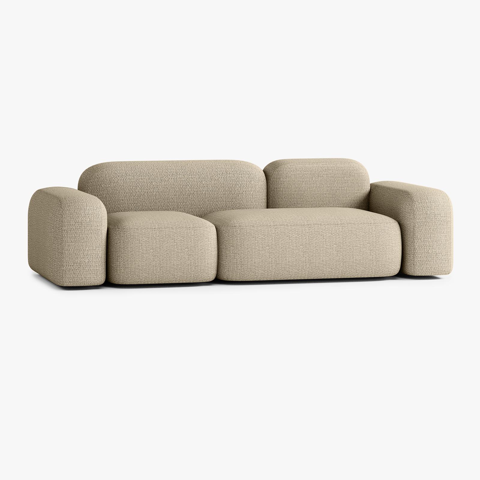 Max Sofa, Composition A11, 3 Seats, Upholstery V1