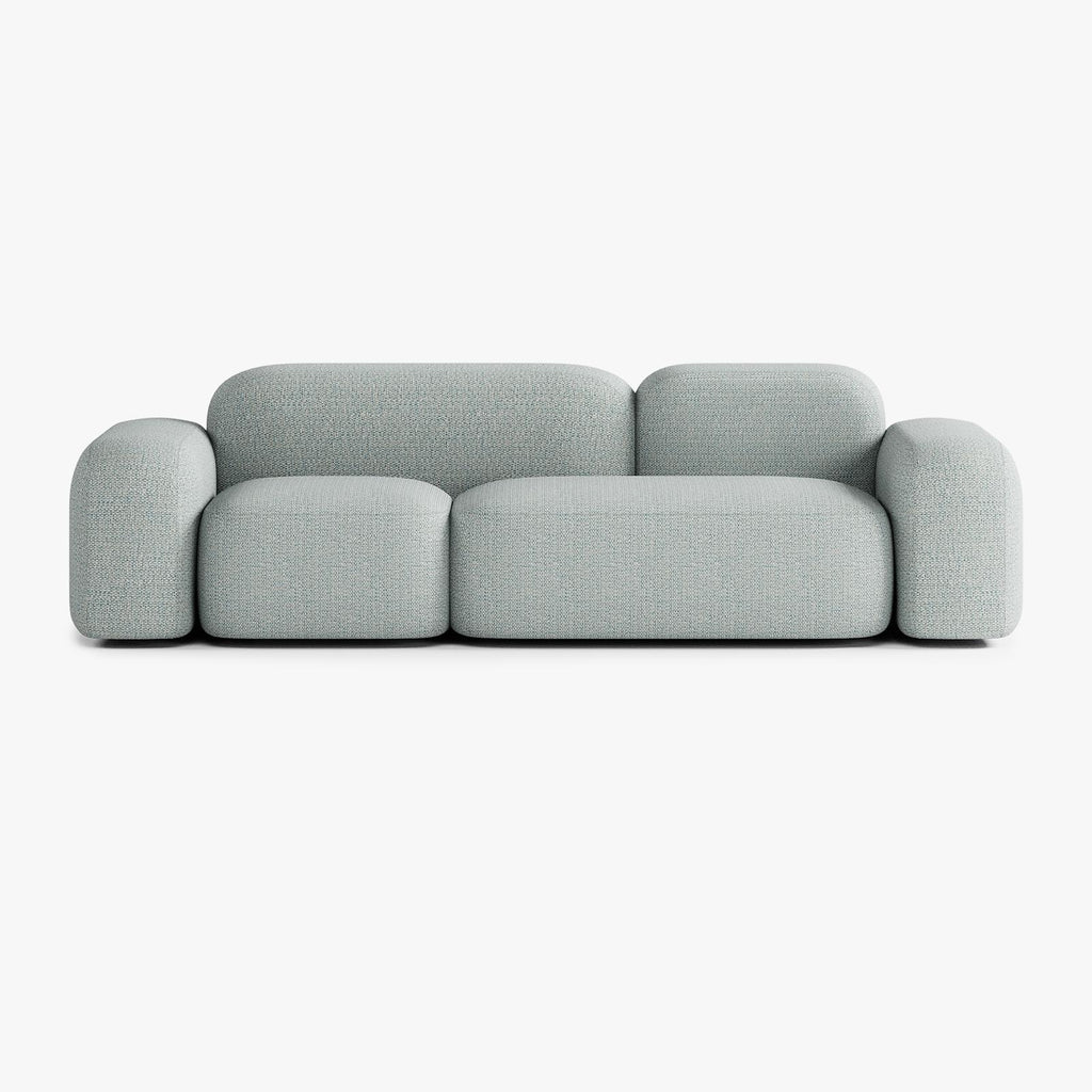 Sofa Max, Zusammenstellung A11, 3-Sitzer, Bezug V4