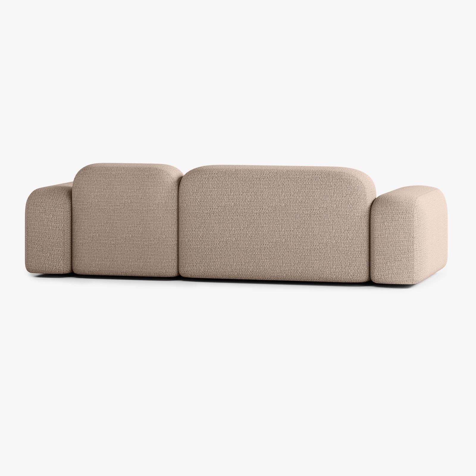 Sofa Max, Zusammenstellung A11, 3-Sitzer, Bezug V3