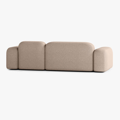Sofa Max, Zusammenstellung A11, 3-Sitzer, Bezug V3