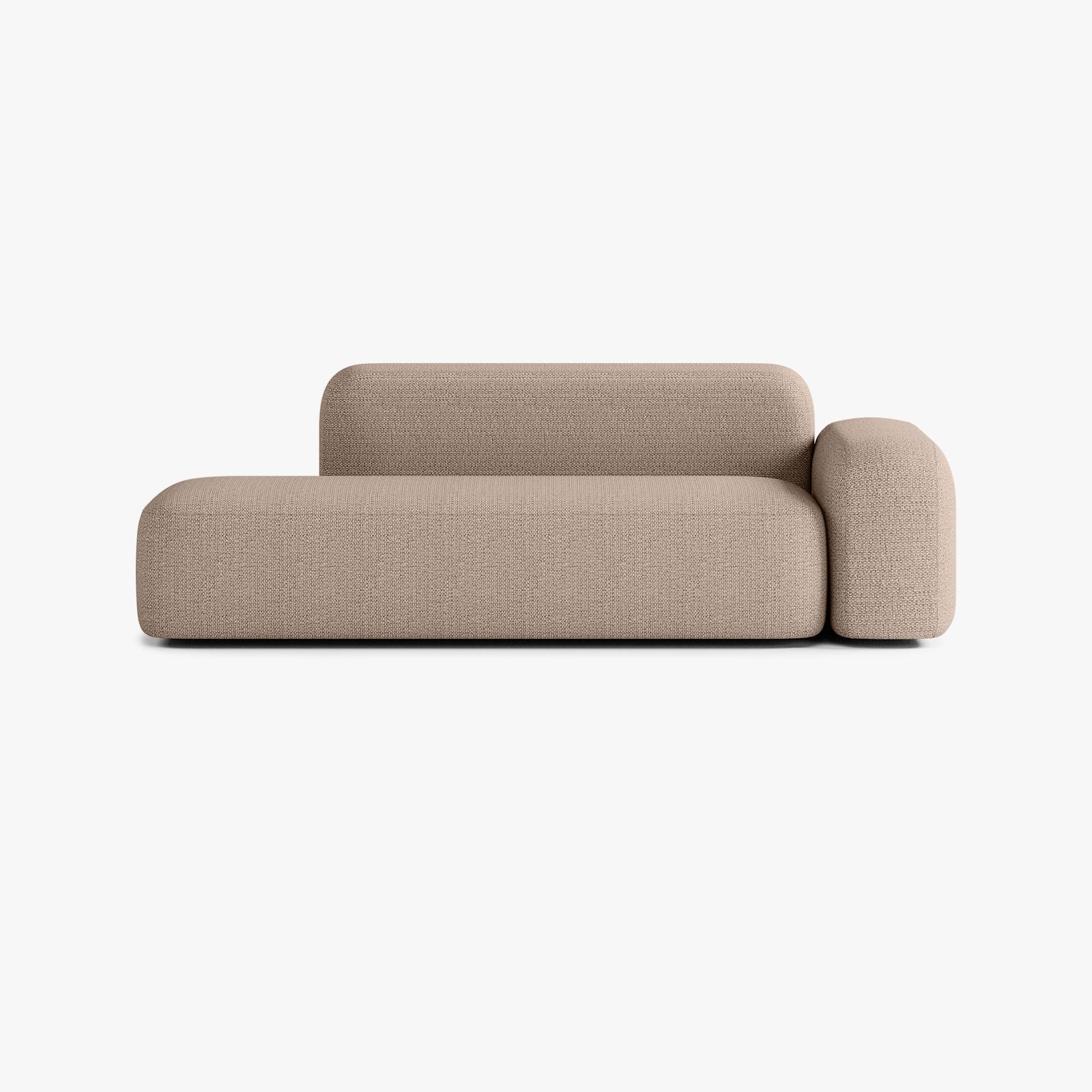 Max Sofa, Composition A12, 3 Seater, Right Armrest, V3 Upholstery