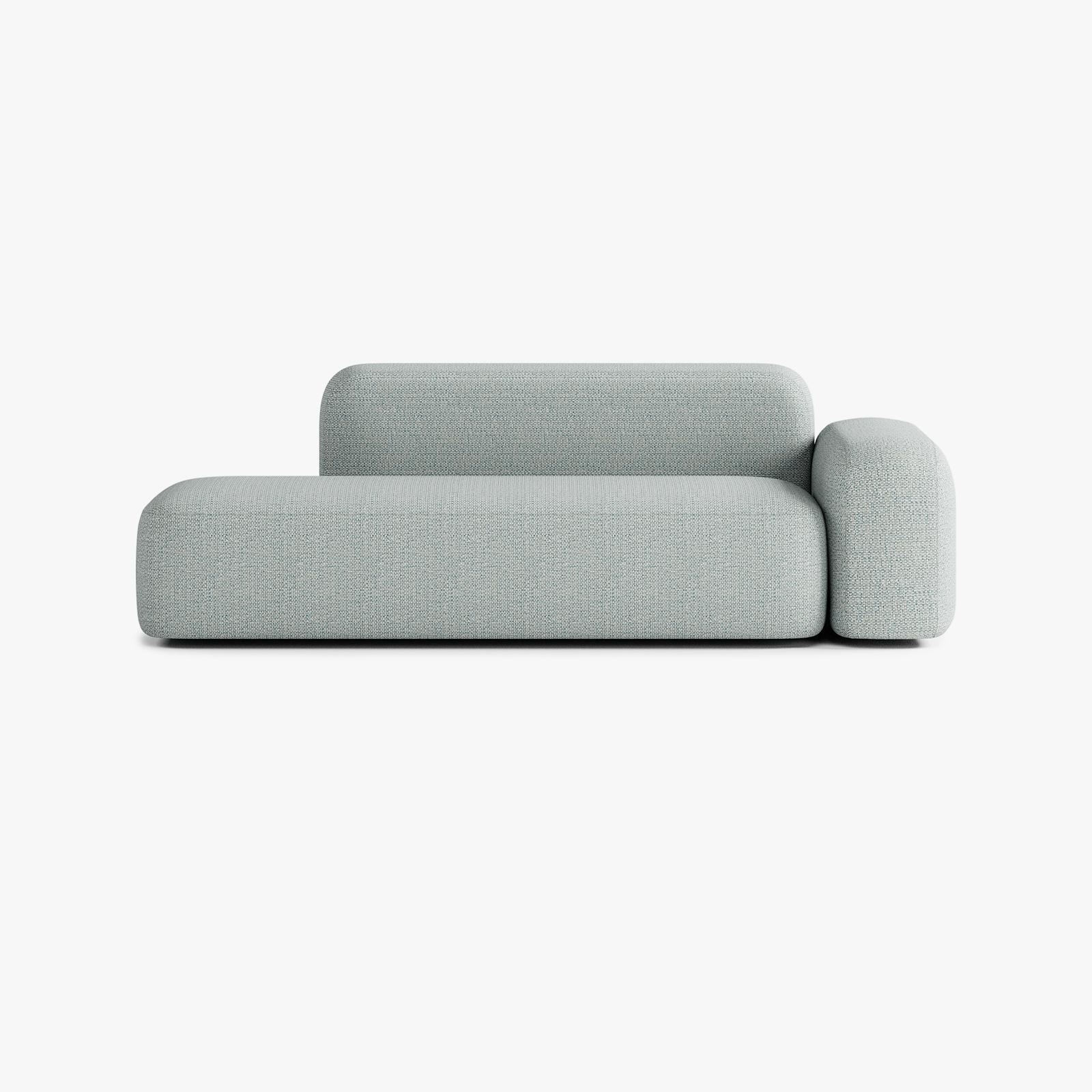 Max Sofa, Composition A12, 3 Seater, Right Armrest, V4 Upholstery