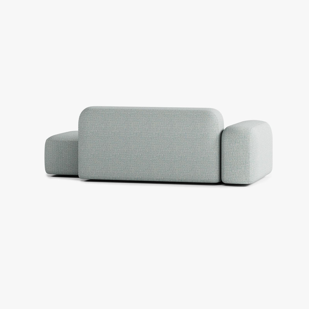 Divano Max, Outdoor, Composizione A12, 3 Posti, Bracciolo a Sinistra, Rivestimento V4