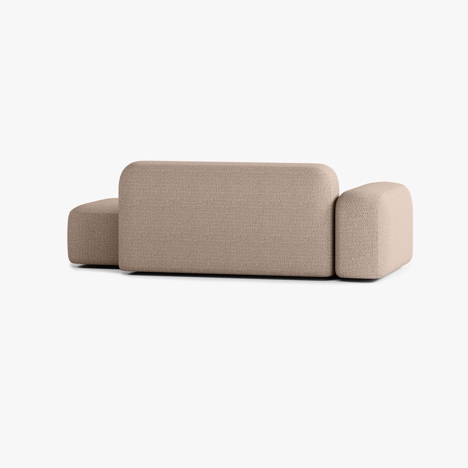 Max Sofa, Composition A12, 3 Seats, Left Armrest, Upholstery V3