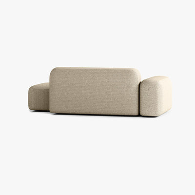 Sofa Max, Zusammenstellung A12, 3 Plätze, Armlehne links, Bezug V1