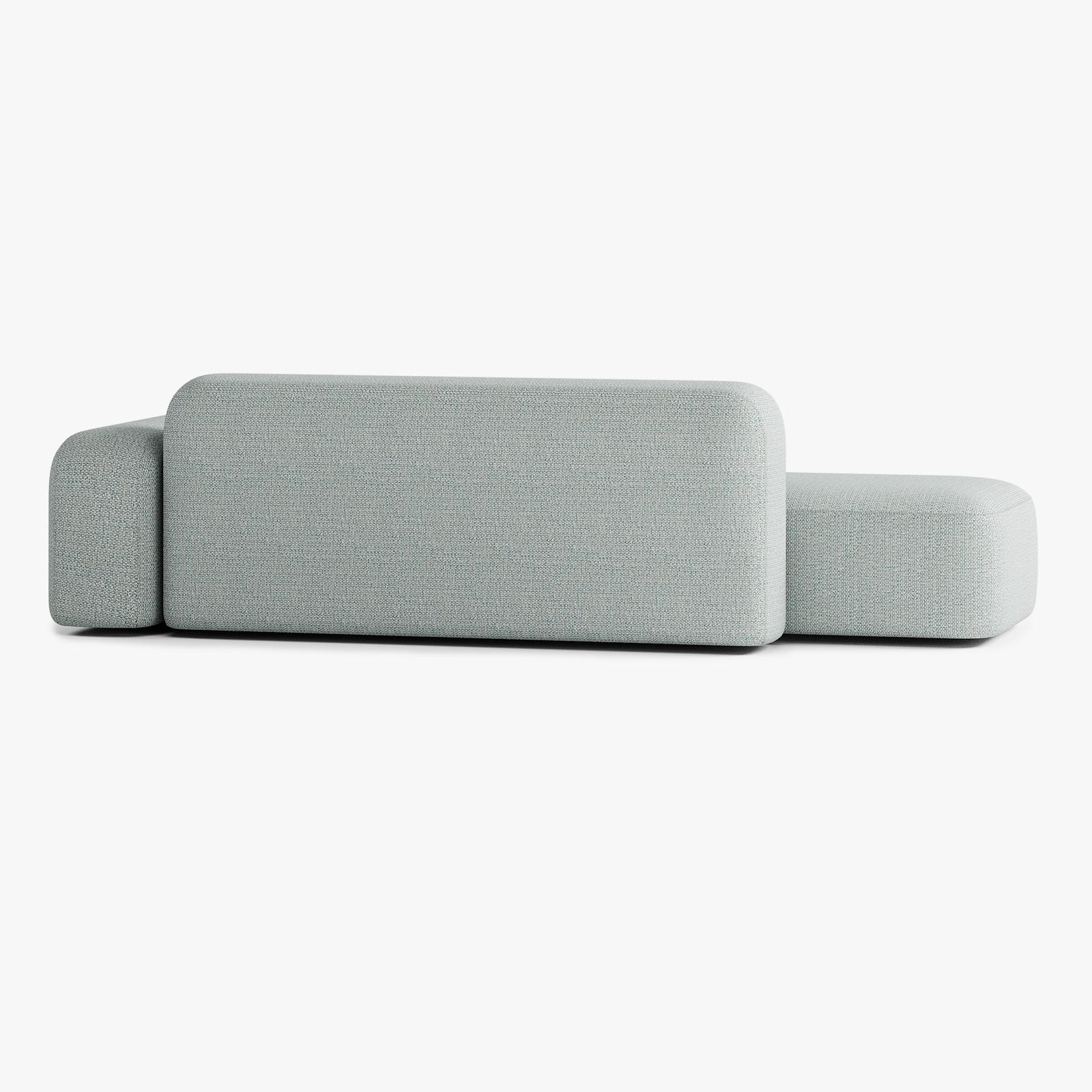 Max Sofa, Composition A12, 4 Seats, Right Armrest, Upholstery V4