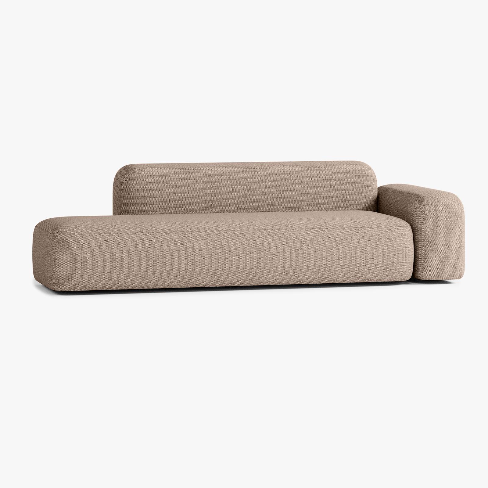 Max Sofa, Composition A12, 4 Seater, Right Armrest, V3 Upholstery