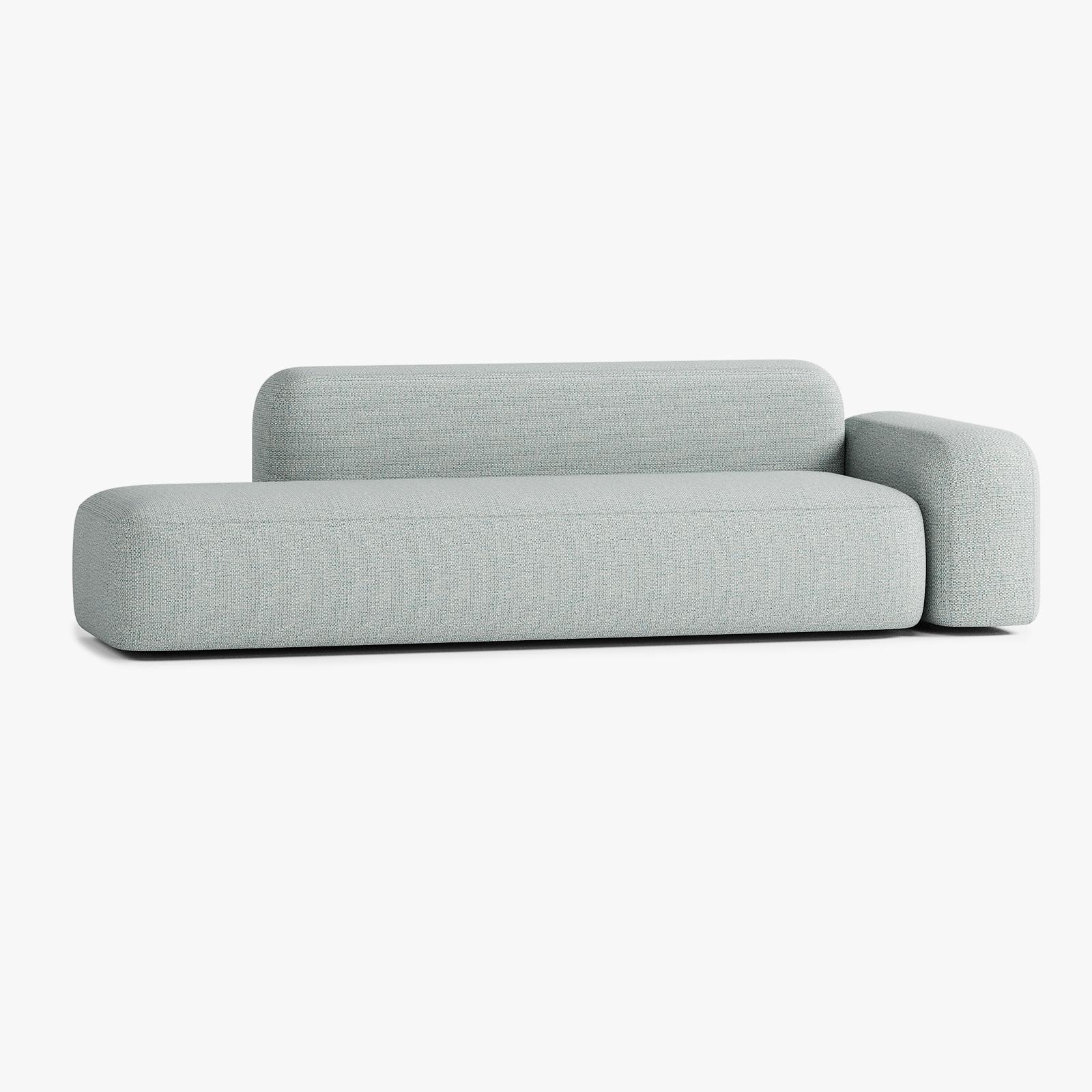 Max Sofa, Composition A12, 4 Seater, Right Armrest, V4 Upholstery