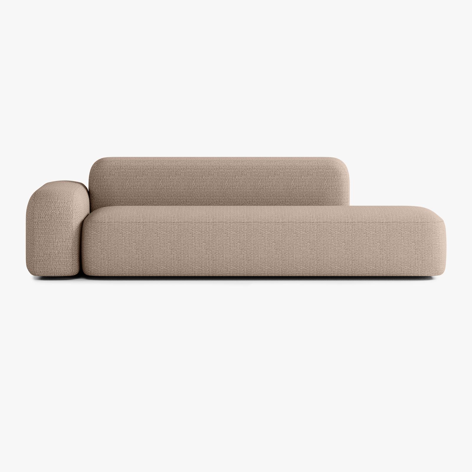 Max Sofa, Composition A12, 4 Seater, Left Armrest, V3 Upholstery