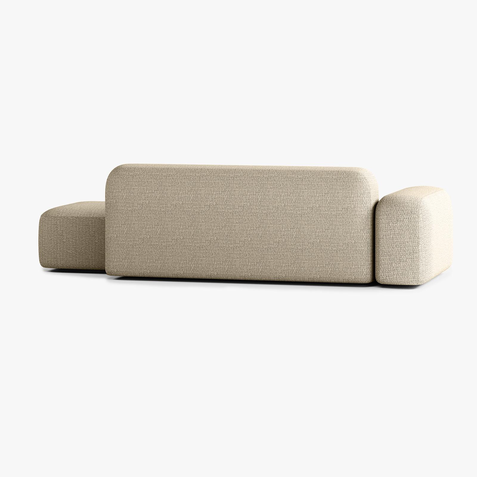 Max Sofa, Composition A12, 4 Seats, Left Armrest, Upholstery V1