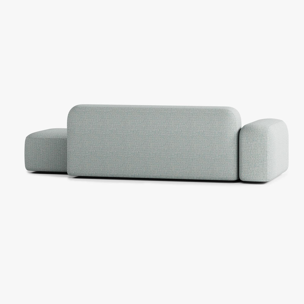 Divano Max, Outdoor, Composizione A12, 4 Posti, Bracciolo a Sinistra, Rivestimento V4