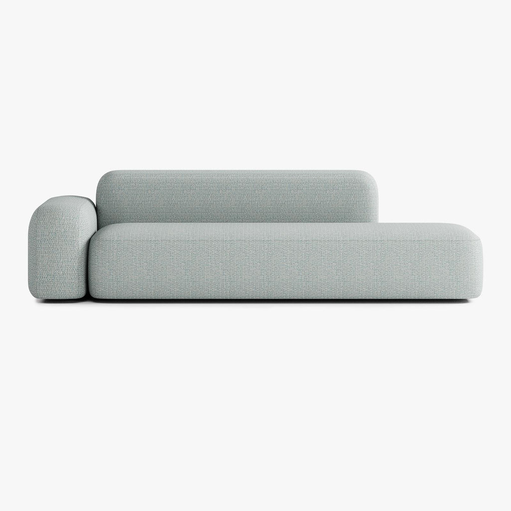 Divano Max, Outdoor, Composizione A12, 4 Posti, Bracciolo a Sinistra, Rivestimento V4