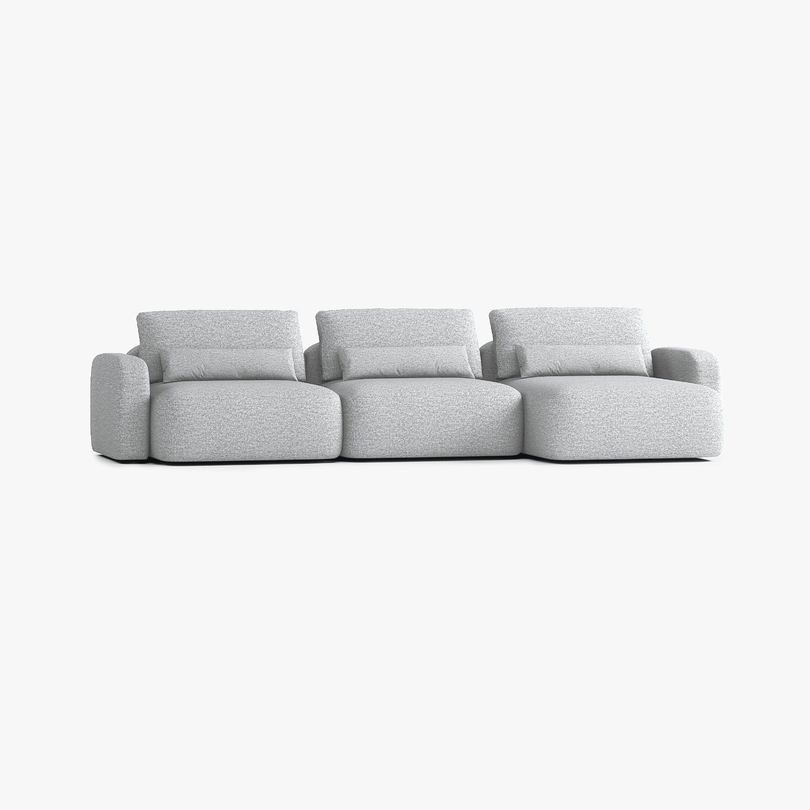 Sofa Tom, Zusammenstellung T4, Chaiselongue rechts, Bezug Q18