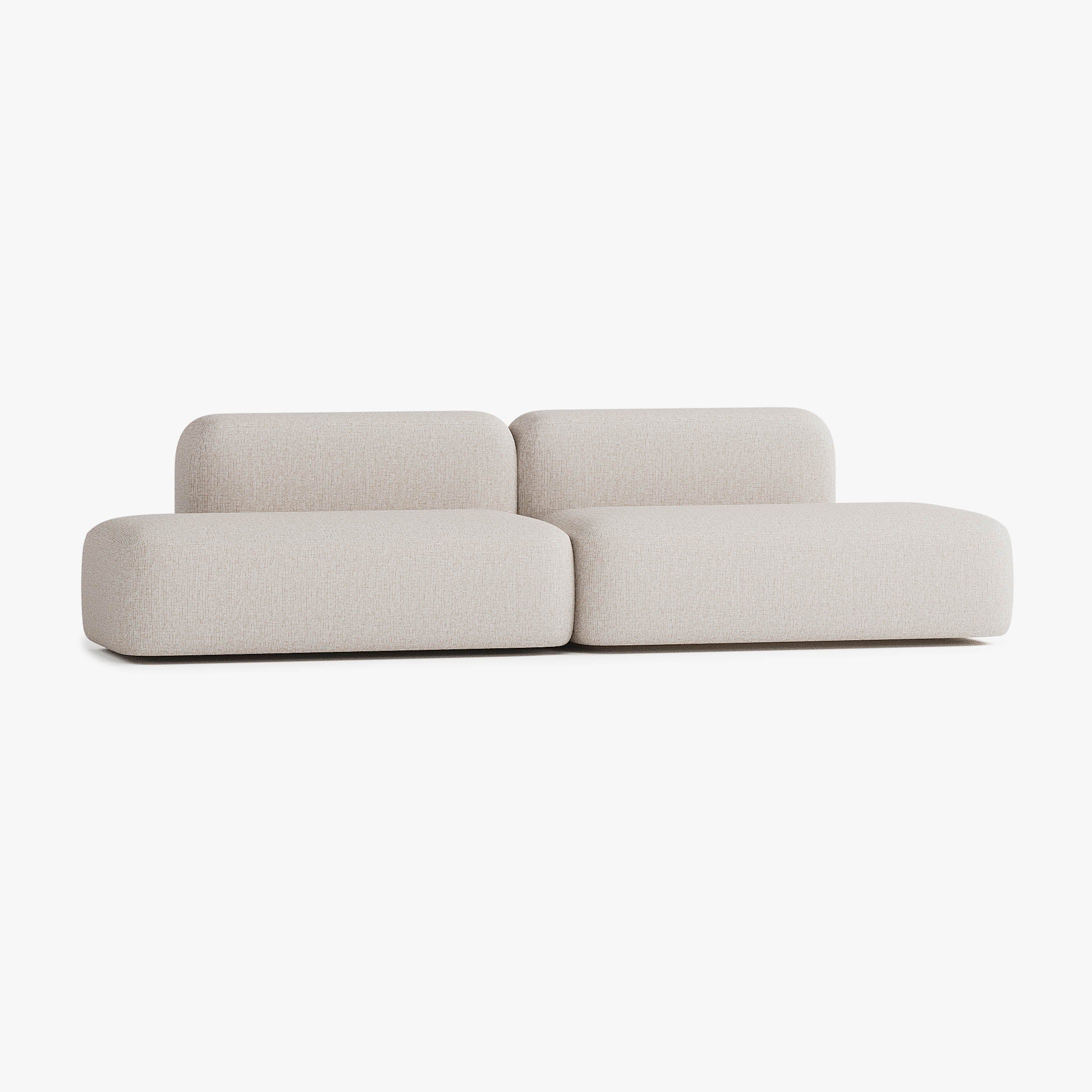 Sofa Max, Zusammenstellung A10, 4-Sitzer, Bezug S12