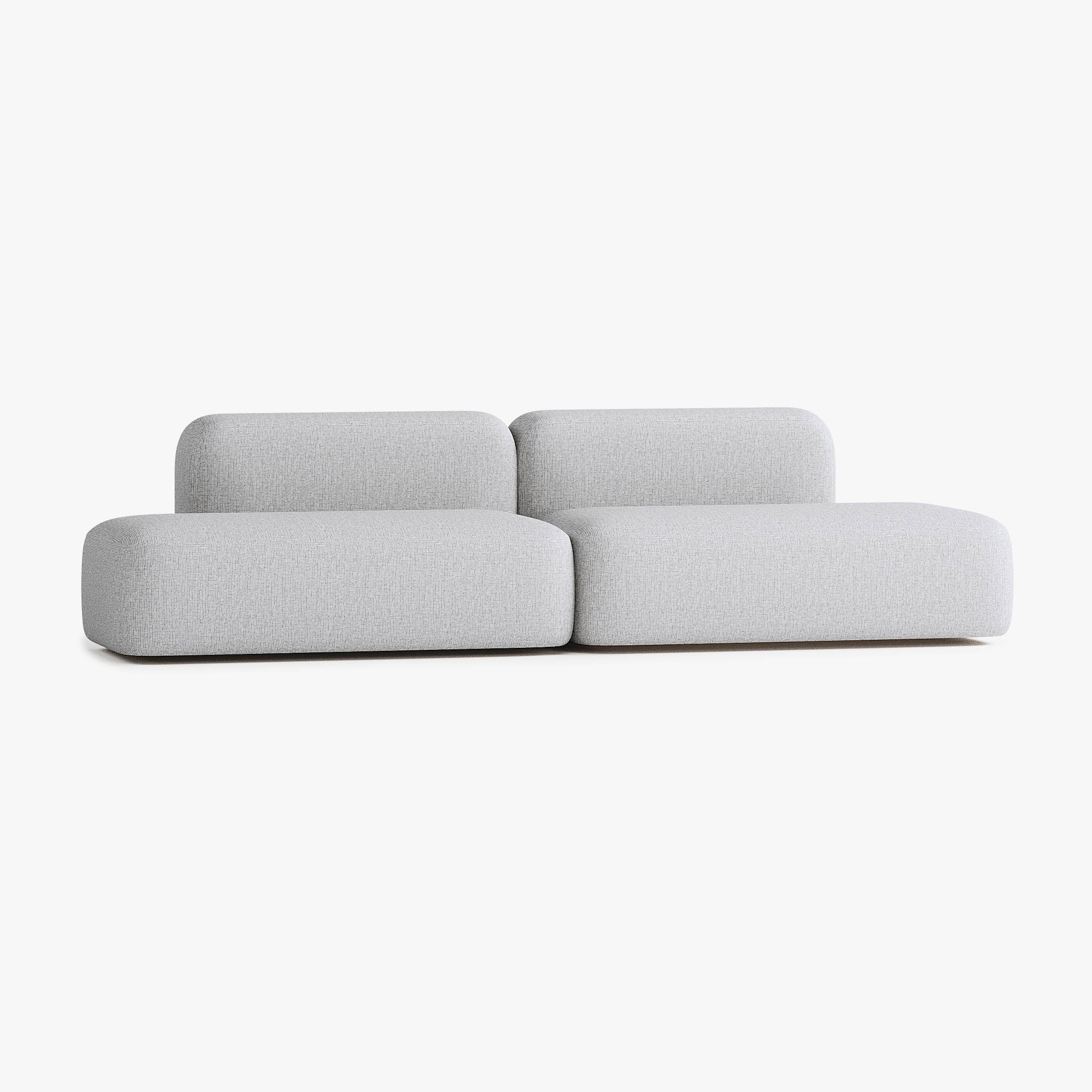 Sofa Max, Zusammenstellung A10, 4-Sitzer, Bezug S1