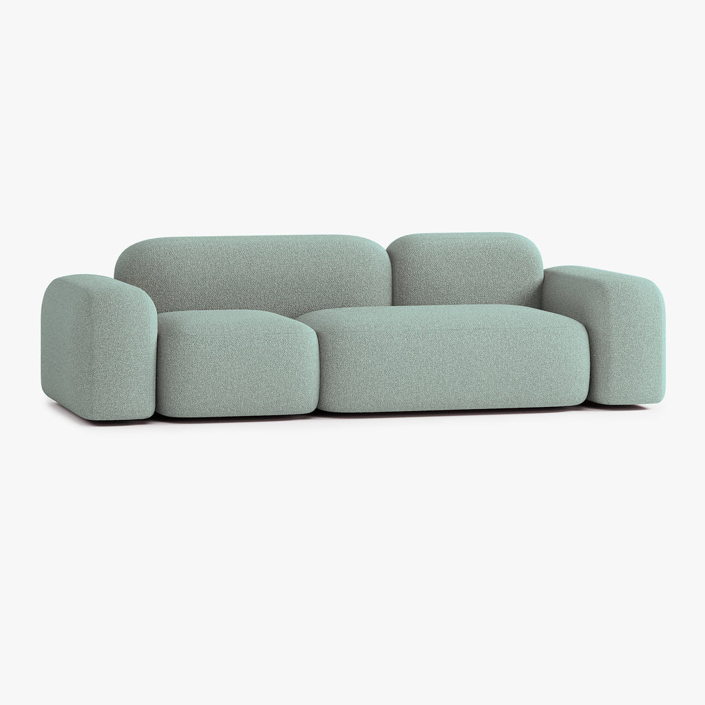 Max Sofa, Composition A11, 3 Seats, Upholstery E13