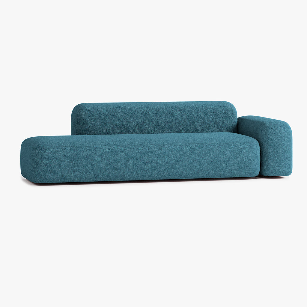 Max Sofa, Composition A12, 4 Seats, Right Armrest, Upholstery E14