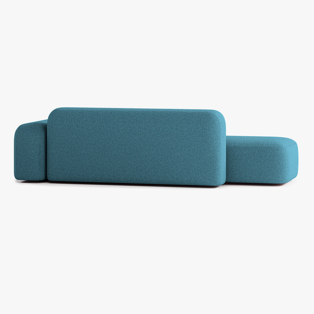 Max Sofa, Composition A12, 4 Seats, Right Armrest, Upholstery E14