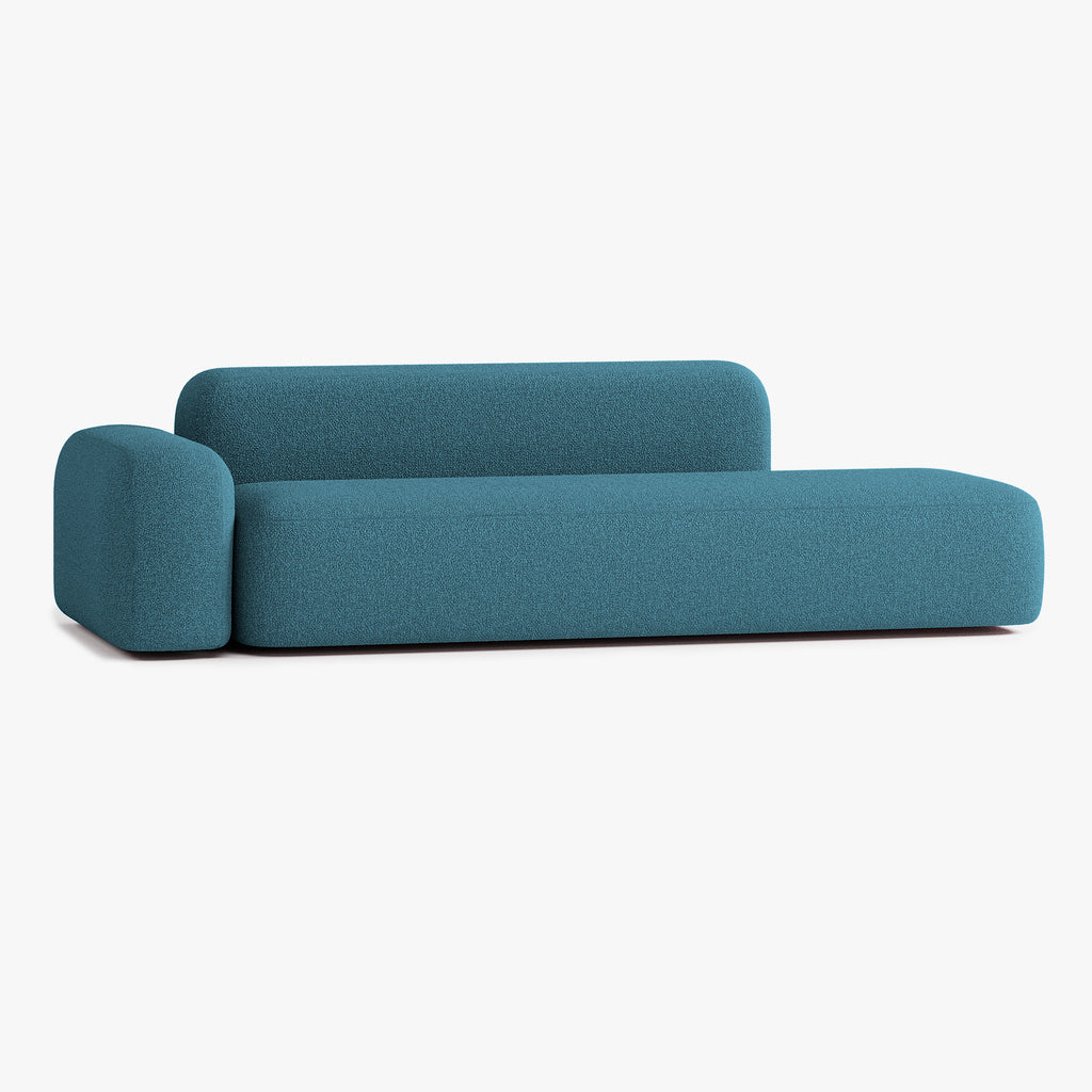 Max Sofa, Composition A12, 4 Seats, Left Armrest, Upholstery E14