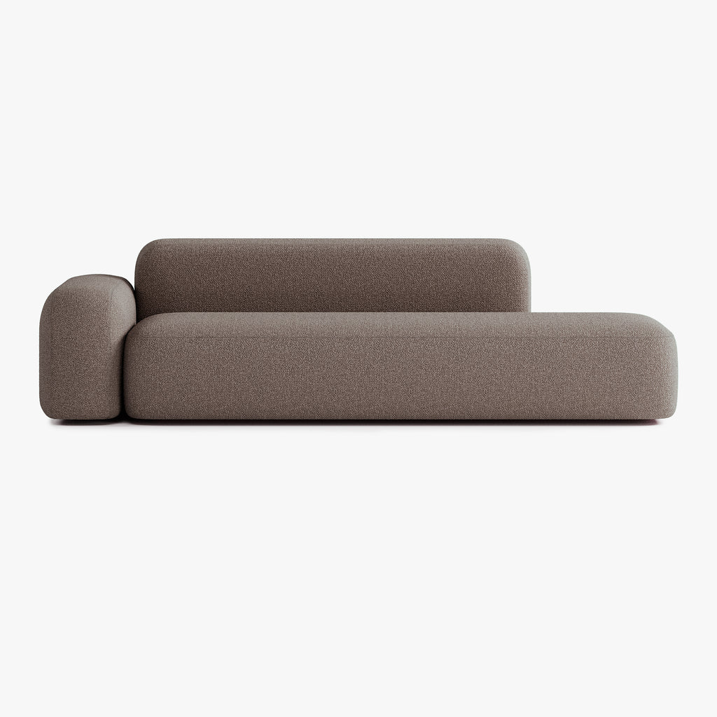 Max Sofa, Composition A12, 4 Seats, Left Armrest, Upholstery E5