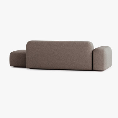 Max Sofa, Composition A12, 4 Seats, Left Armrest, Upholstery E5