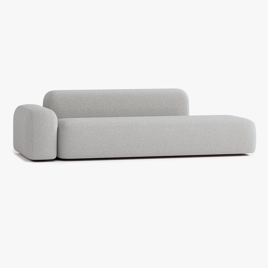 Max Sofa, Composition A12, 4 Seats, Left Armrest, Upholstery E7