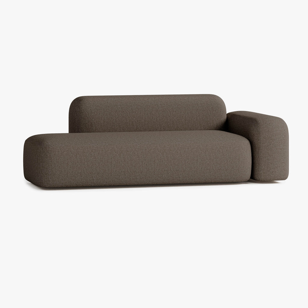 Max Sofa, Composition A12, 3 Seats, Right Armrest, Upholstery S10