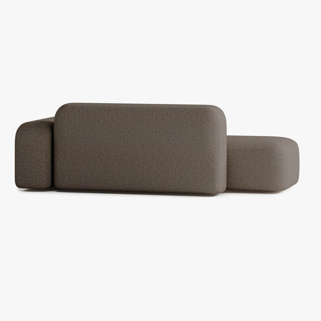 Max Sofa, Composition A12, 3 Seats, Right Armrest, Upholstery S10