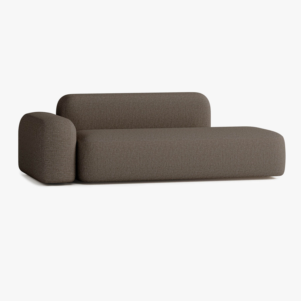 Max Sofa, Composition A12, 3 Seats, Left Armrest, Upholstery S10