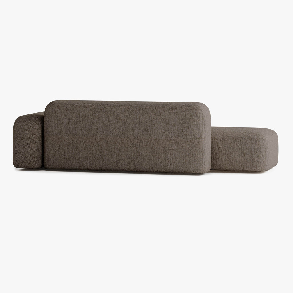 Max Sofa, Composition A12, 4 Seats, Right Armrest, Upholstery S10