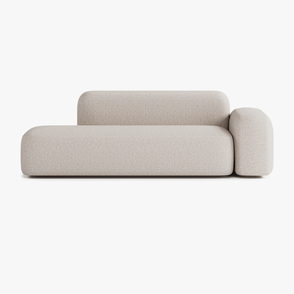 Max Sofa, Composition A12, 3 Seats, Right Armrest, Upholstery S12