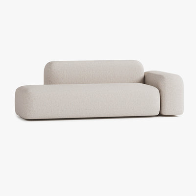 Max Sofa, Composition A12, 3 Seats, Right Armrest, Upholstery S12