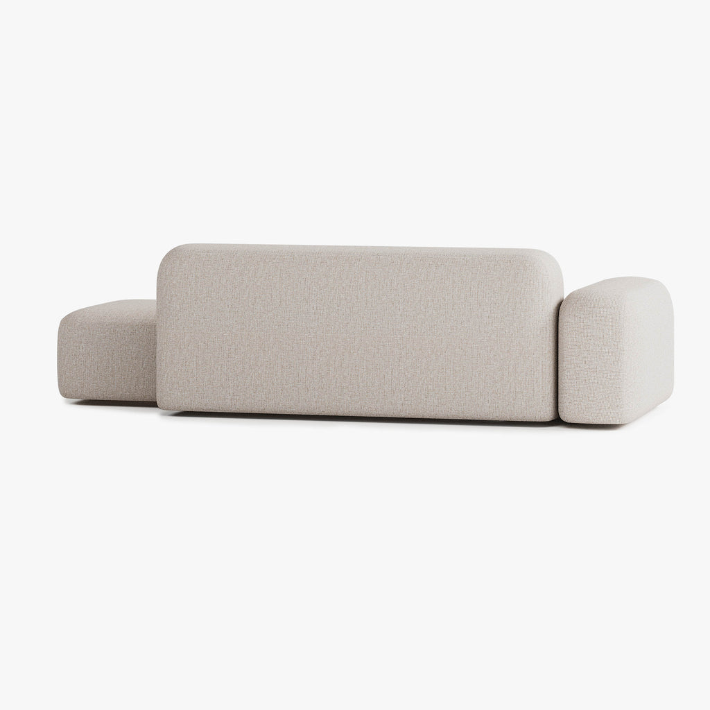 Max Sofa, Composition A12, 4 Seats, Left Armrest, Upholstery S12