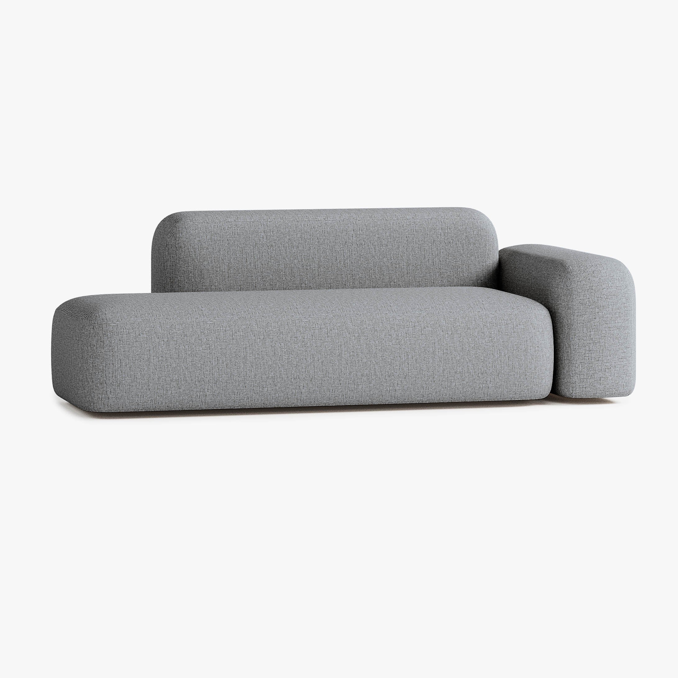 Max Sofa, Composition A12, 3 Seats, Right Armrest, Upholstery S13