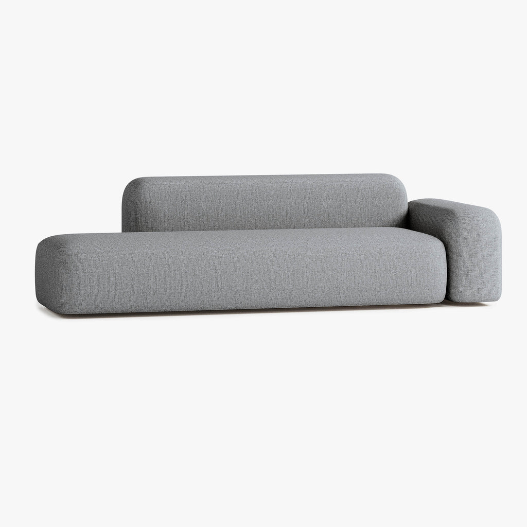 Max Sofa, Composition A12, 4 Seats, Right Armrest, Upholstery S13