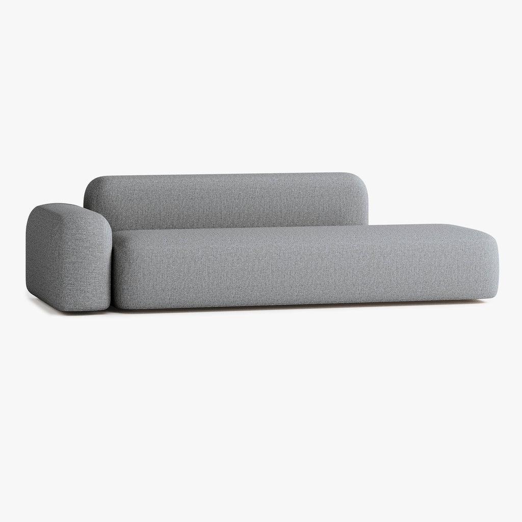 Max Sofa, Composition A12, 4 Seats, Left Armrest, Upholstery S13