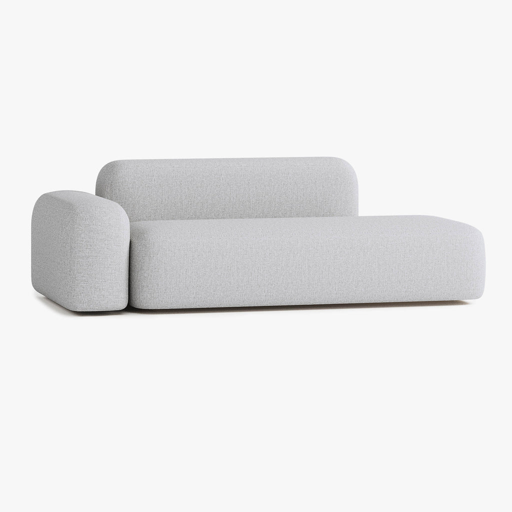 Max Sofa, Composition A12, 3 Seats, Left Armrest, Upholstery S1
