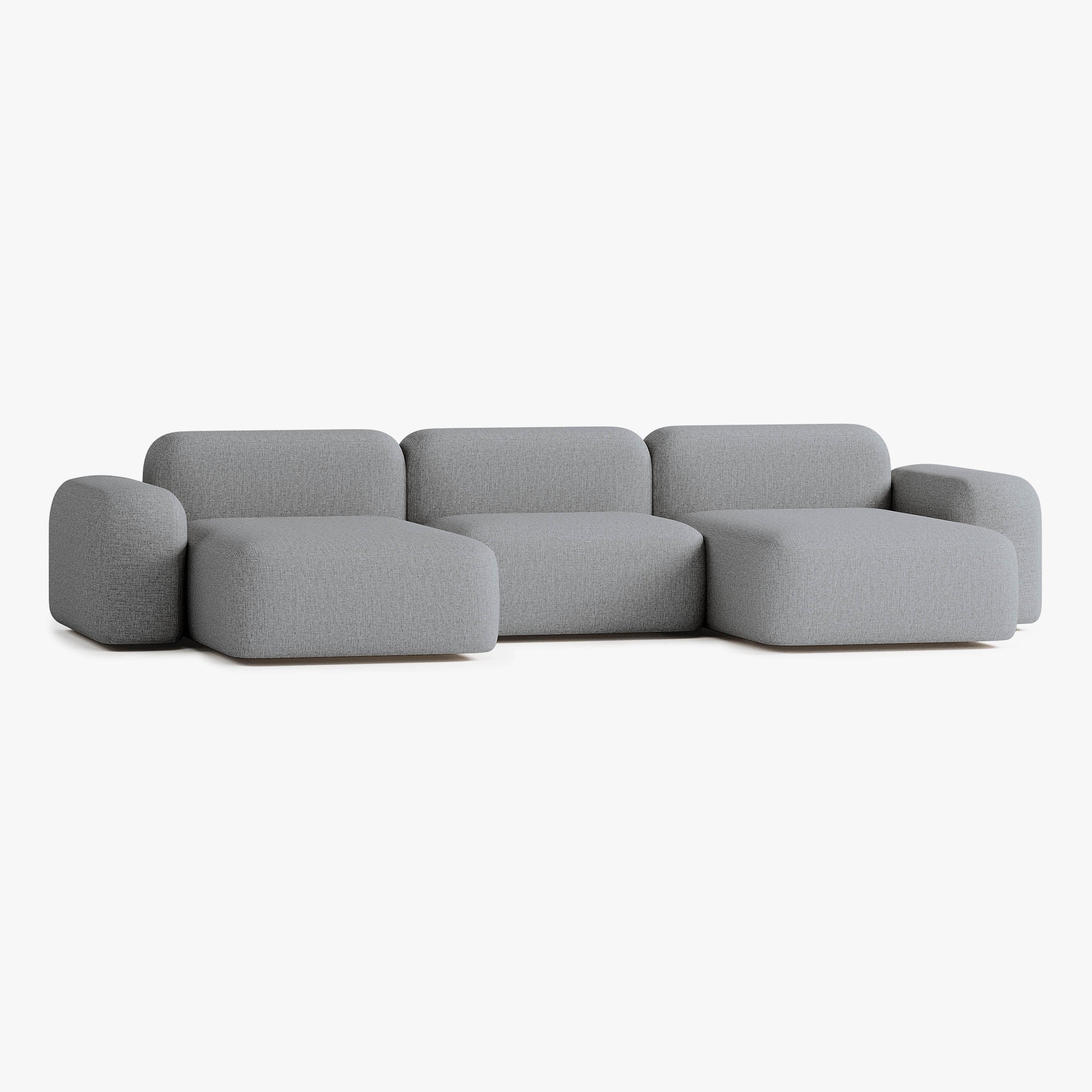 Max Sofa, Composition A14, Upholstery S13