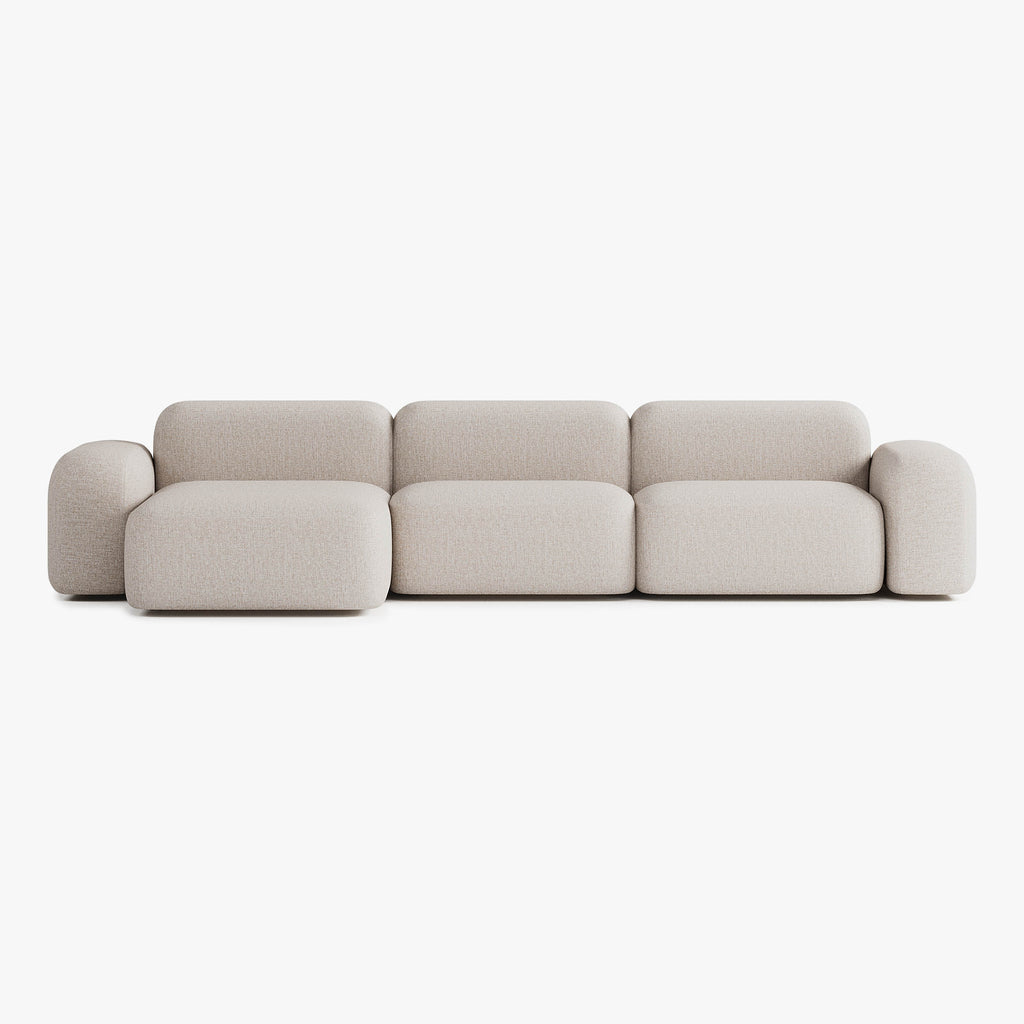 Max Sofa, Composition A15, Left Chaise, Upholstery S12