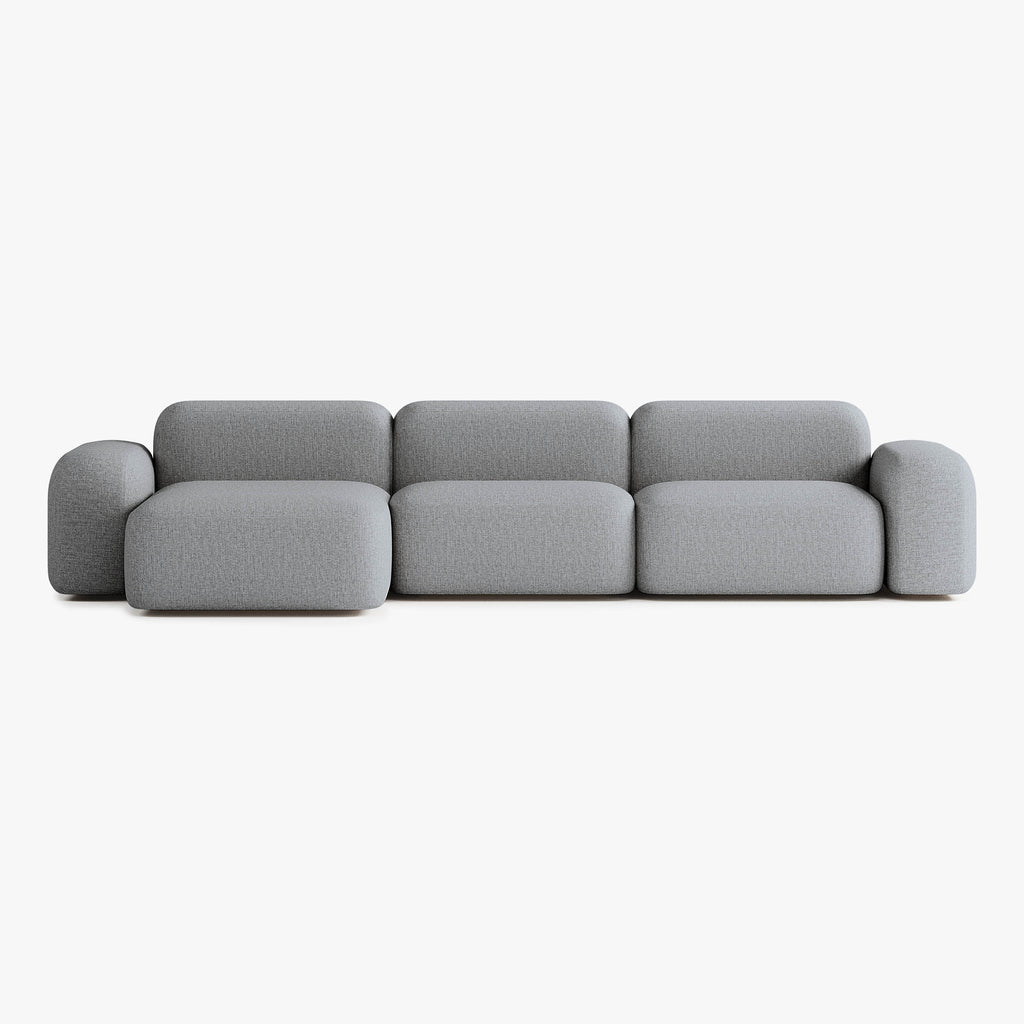 Max Sofa, Composition A15, Left Chaise, Upholstery S13