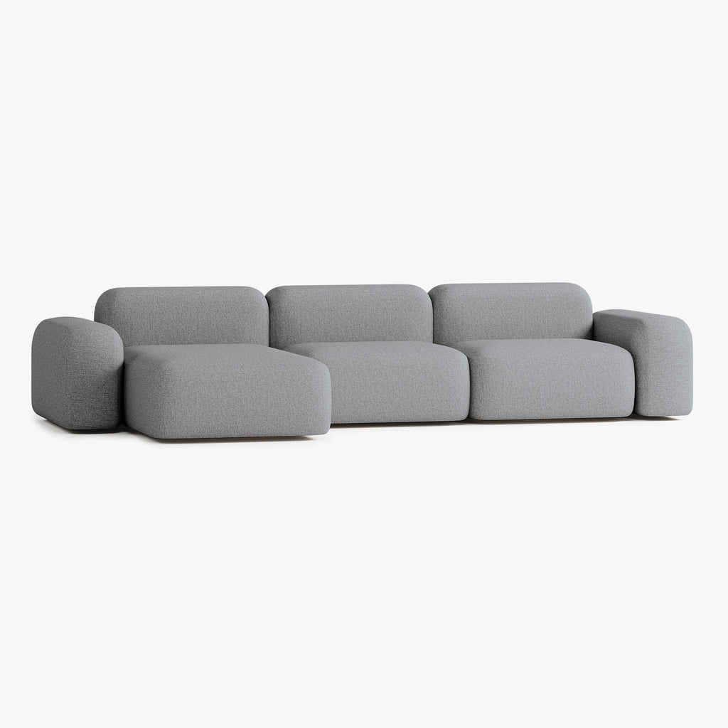 Max Sofa, Composition A15, Left Chaise, Upholstery S13