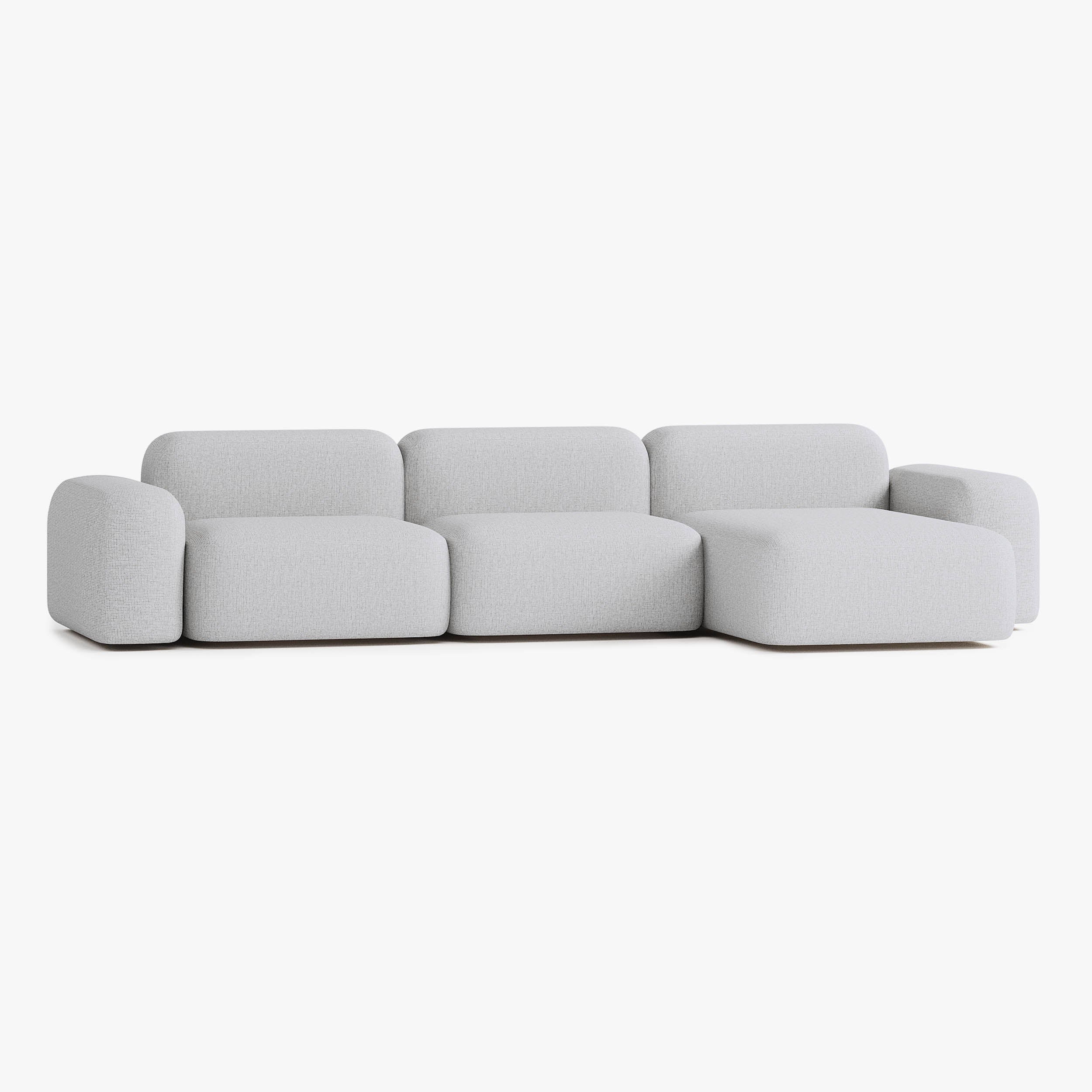 Max Sofa, Composition A15, Peninsula on the Right, S1 Upholstery